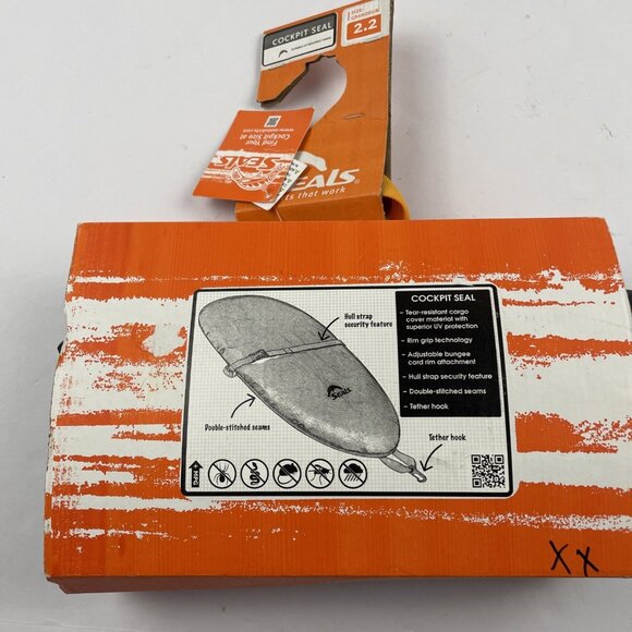 Seals Kayak Cockpit Seal Black Size 2.2 USA Made Tear Resistant Cargo Cover - Picture 2 of 11